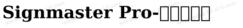 Signmaster Pro字体转换